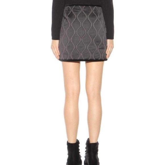 Alexander Wang Hourglass Studded Mini Skirt! NWT! - Picture 4 of 8